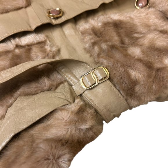 1970's Vintage Faux Fur Coat - Tissavel France - Picture 9 of 14